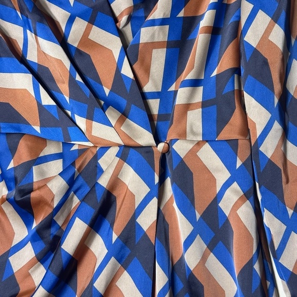 Banana Republic Long Sleeve Dress Satin Wrap Mini Dress Size 6 NWT - Picture 7 of 15